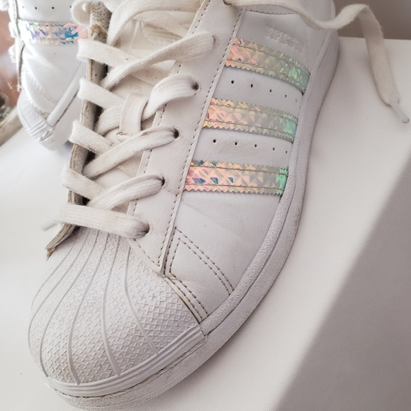 Adidas Superstar irridescent size 5 woman - Picture 4 of 6